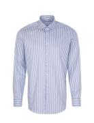 Cityhemden 1/1 Arm Tops Shirts Business Blue Seidensticker