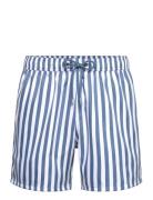 Blue Striped Shorties Uimashortsit Blue Pockies