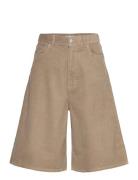Astro Loose Baggy Corduroy Shorts Bottoms Shorts Casual Shorts Brown W...