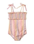 Swimsuit Selma Uimapuku Uima-asut Pink Wheat