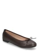 Biamadison Ballerina Smooth Leather Ballerinat Brown Bianco
