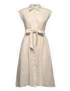 Dress Polvipituinen Mekko Cream United Colors Of Benetton