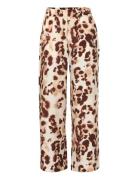 Frleona Pa 1 Bottoms Trousers Wide Leg Beige Fransa