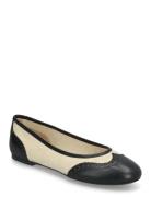 Jayna Wingtip Ballet Flat Ballerinat White Lauren Ralph Lauren