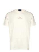 26/1 Jersey-Ssl-Tsh Tops T-shirts Short-sleeved Cream Polo Ralph Laure...