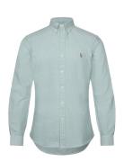 Slim Fit Oxford Shirt Tops Shirts Casual Blue Polo Ralph Lauren