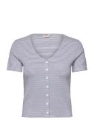 Muse Ss Tee Blues Tops T-shirts & Tops Short-sleeved Blue Levi's®