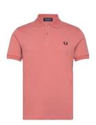 The Fred Perry Shirt Tops Polos Short-sleeved Pink Fred Perry