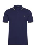 Twin Tipped Fp Shirt Tops Polos Short-sleeved Navy Fred Perry