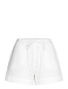 Gauze Shorts Bottoms Shorts Casual Shorts White Gina Tricot