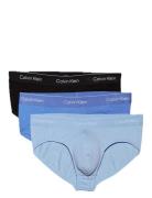 Hip Brief 3Pk Y-sepalus Briefs Alushousut Blue Calvin Klein