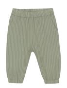 Pants Woven W. Lining Bottoms Trousers Green Fixoni