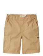 Nkmryan Reg Cargo Twi Shorts 3500-Lp Tb Bottoms Shorts Beige Name It