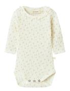 Nbfhulla Hua Ls Slim Body Lil Bodies Long-sleeved Cream Lil'Atelier