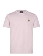 Tipped T-Shirt Tops T-shirts Short-sleeved Pink Lyle & Scott