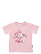 Mys Krans T-Shirt Tops T-shirts Short-sleeved Pink MUMIN