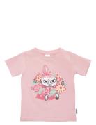 Mys Krans T-Shirt Tops T-shirts Short-sleeved Pink MUMIN