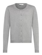 Rkdenise Ls Regular Cardigan Tops Knitwear Cardigans Grey Rosemunde Ki...