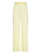 Pointella Volan Pants Bottoms Trousers Straight Leg Yellow Mads Nørgaa...