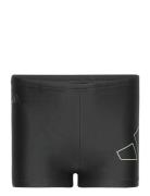 Performance Big Bars Swim Boxer Uimashortsit Black Adidas Sportswear