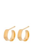 Mini Saga Earrings Accessories Jewellery Earrings Hoops Gold Pernille ...