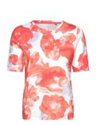 T-Shirt 3/4 Sleeve Tops T-shirts & Tops Short-sleeved Orange Gerry Web...