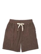 Naram Knitted Shorts Pyjama Brown Bongusta