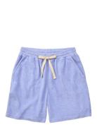 Naram Knitted Shorts Pyjama Blue Bongusta
