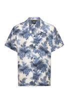 Beach Shirt Tops Shirts Short-sleeved Blue BOSS