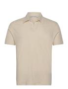 Ray Tops Polos Short-sleeved Cream Tiger Of Sweden