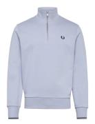 Half Zip Sweatshirt Tops Sweat-shirts & Hoodies Sweat-shirts Blue Fred...