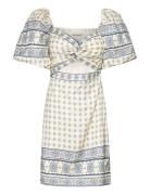 June Dress Lyhyt Mekko White Malina