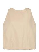 Lr-Lea Vests Knitted Vests Beige Levete Room
