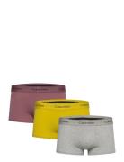 Low Rise Trunk 3Pk Bokserit Grey Calvin Klein