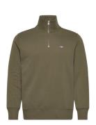 Reg Shield Half Zip Sweat Tops Sweat-shirts & Hoodies Sweat-shirts Bla...