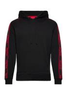 Liam Hoodie Tops Sweat-shirts & Hoodies Hoodies Black HUGO