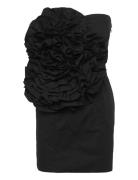Big Flower Mini Dress Lyhyt Mekko Black ROTATE Birger Christensen