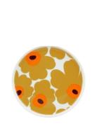 Unikko Plate 20 Cm Home Tableware Plates Dinner Plates Orange Marimekk...
