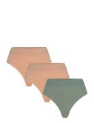 Brief Thong High Seamless Joy Stringit Alusvaatteet Black Lindex