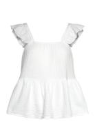 Lina Top Tops T-shirts & Tops Sleeveless White Noella