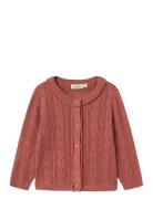 Nmfkajsa Ls Knit Card Lil Tops Knitwear Cardigans Red Lil'Atelier