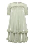 Daisi Dress Polvipituinen Mekko White A-View