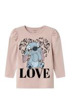 Nmfjamin Stitch Ls Top Box Noos Wdi Tops Sweat-shirts & Hoodies Sweat-...