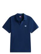 Tjm Skipper Collar Reg Polo Tops Polos Short-sleeved Navy Tommy Jeans