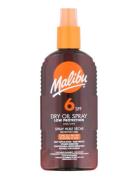 Malibu 200Ml Spf 6 Dry Oil Spray Aurinkorasva Vartalo Nude Malibu