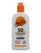 Malibu 200Ml Spf 50 Lotion Spray Aurinkorasva Kasvot Nude Malibu