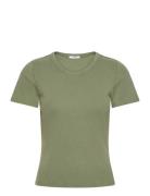 Otis-M Tops T-shirts & Tops Short-sleeved Green MbyM