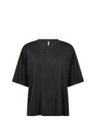Sc-Felucca Tops T-shirts & Tops Short-sleeved Black Soyaconcept