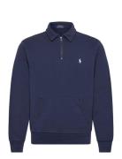 Loopback Fleece Quarter-Zip Sweatshirt Tops Sweat-shirts & Hoodies Swe...