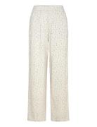 Rwelif Mw Trousers Bottoms Trousers Wide Leg White Rosemunde